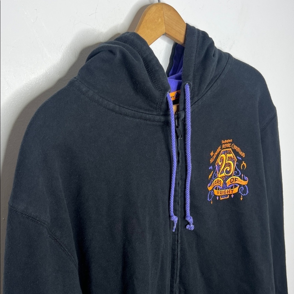 Disney Parks Nightmare Before Christmas 25th Anniversary Hoodie Large - Picture 4 of 11